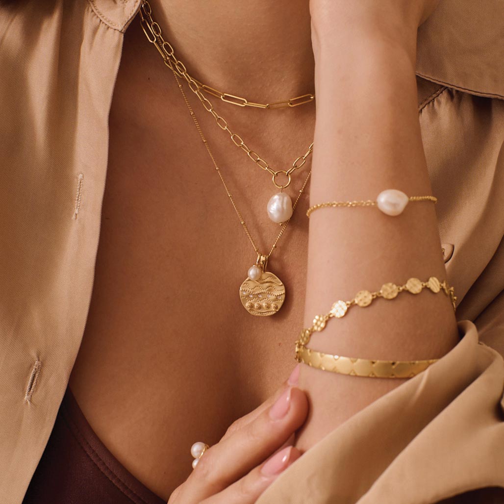 Ocean Dreamer necklace gold