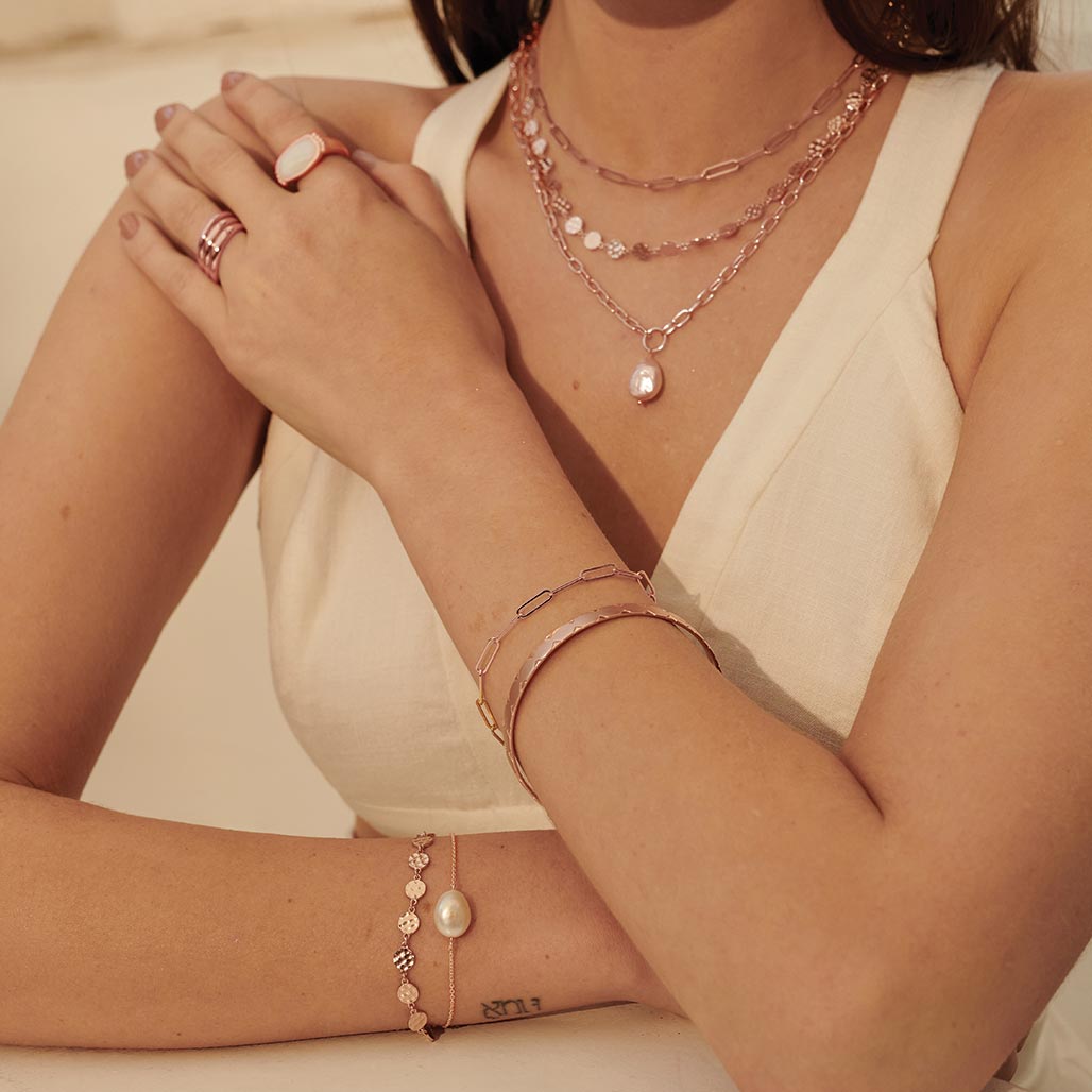 Aphrodite Goddess Pearl Bracelet