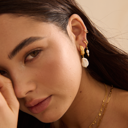 Medium Pearl Earrings