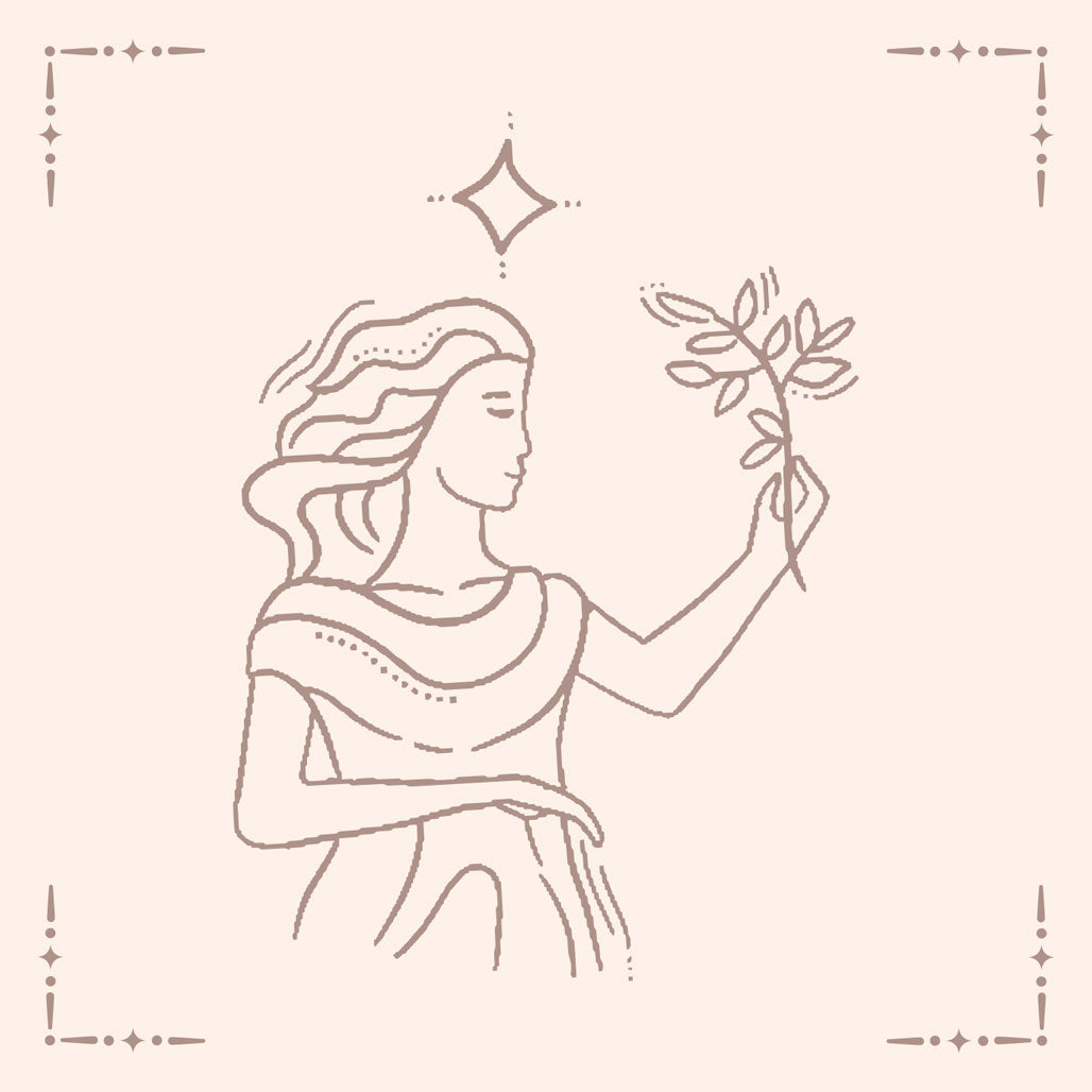 Virgo Necklace Pouch card