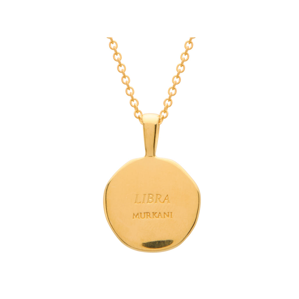 Libra necklace back
