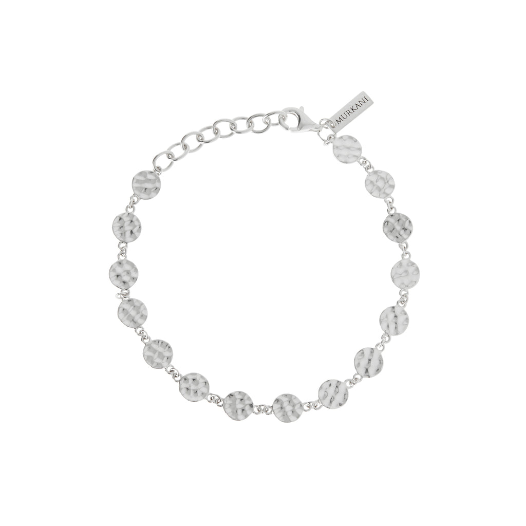 This artisan-made bracelet is a beautiful sterling silver piece, perfect for layering with other jewellery.