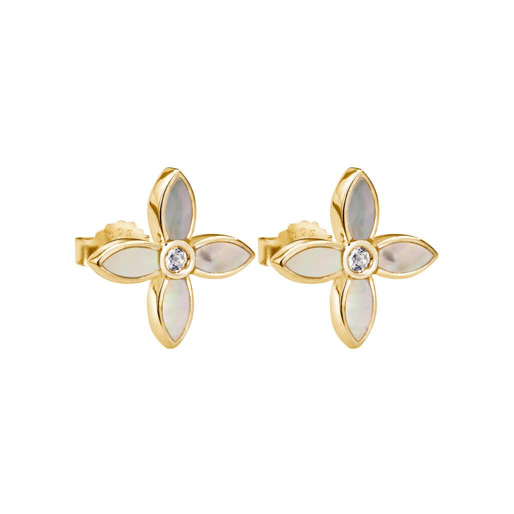 Desert Flower earrings YG