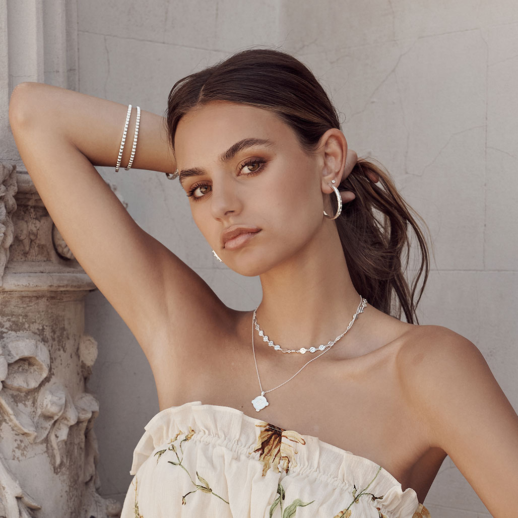 Handcrafted silver chokers for ethical layering. Elevate your style with our fine jewellery, produced with care in Australia