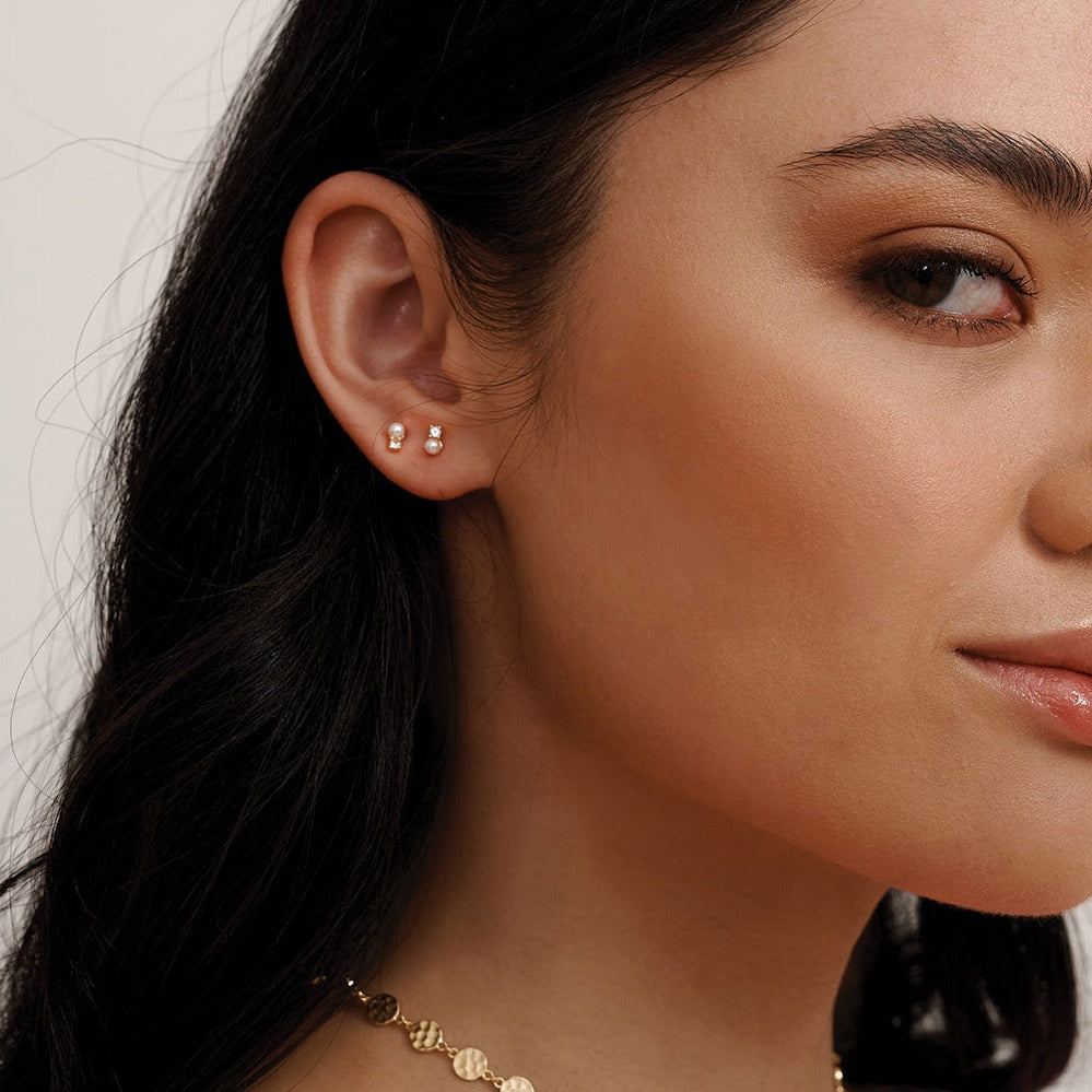 Pearl earrings