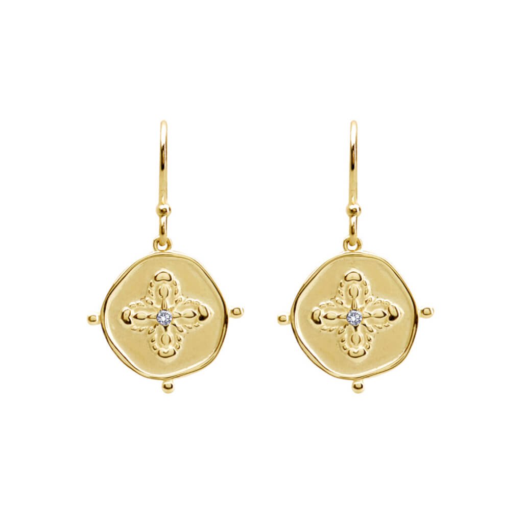Sahara gold earring