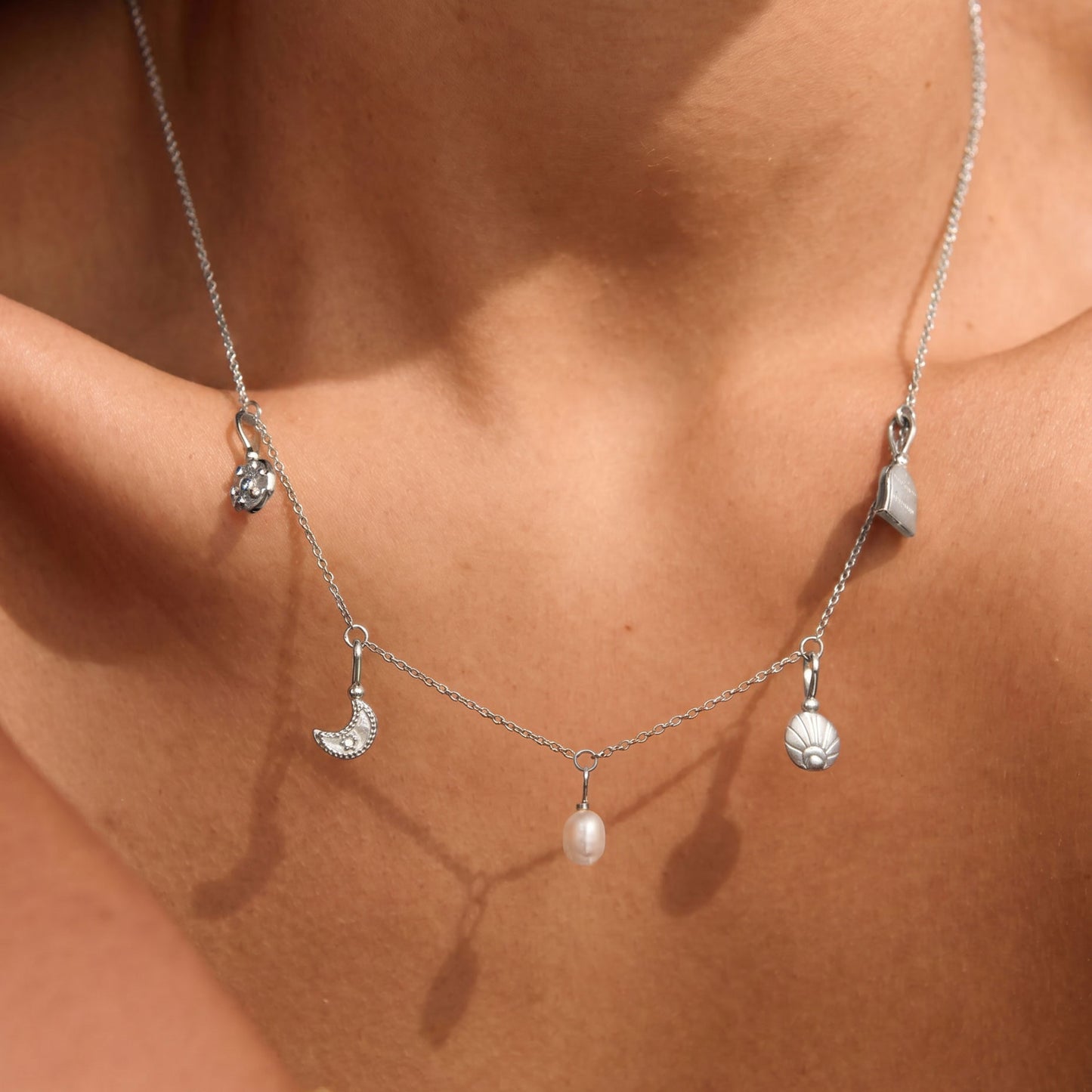 Sea and sky necklace ss