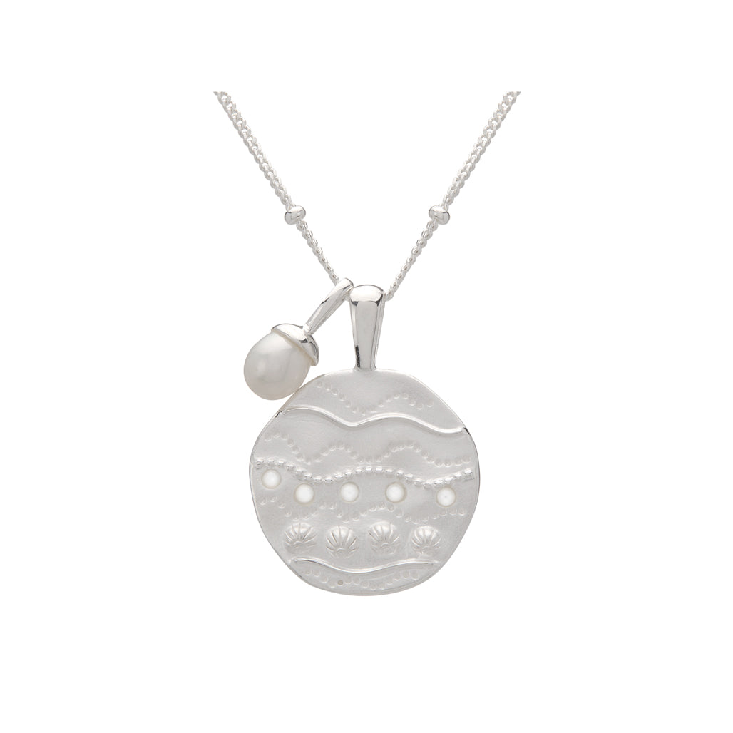 Ocean Dreamer Pendant Necklace Silver