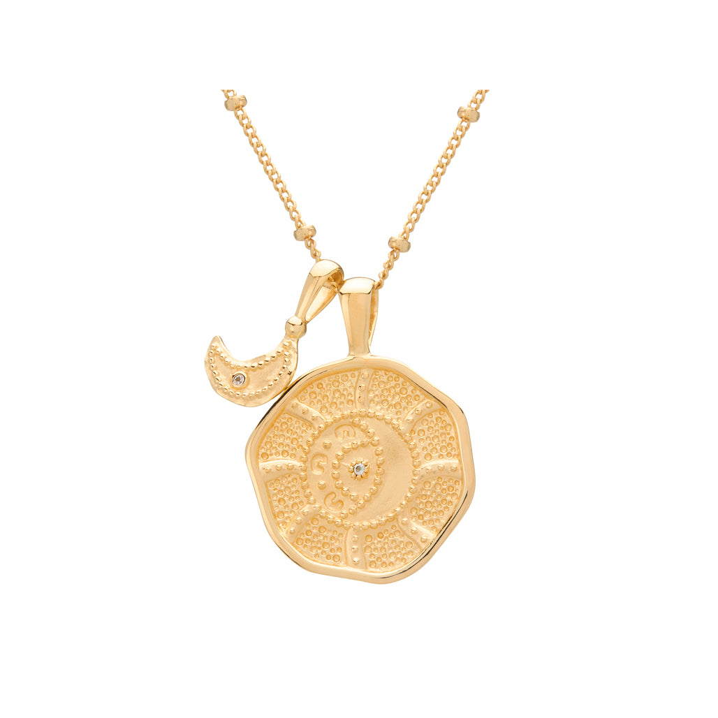 Eternal Harmony Pendant Necklace gold