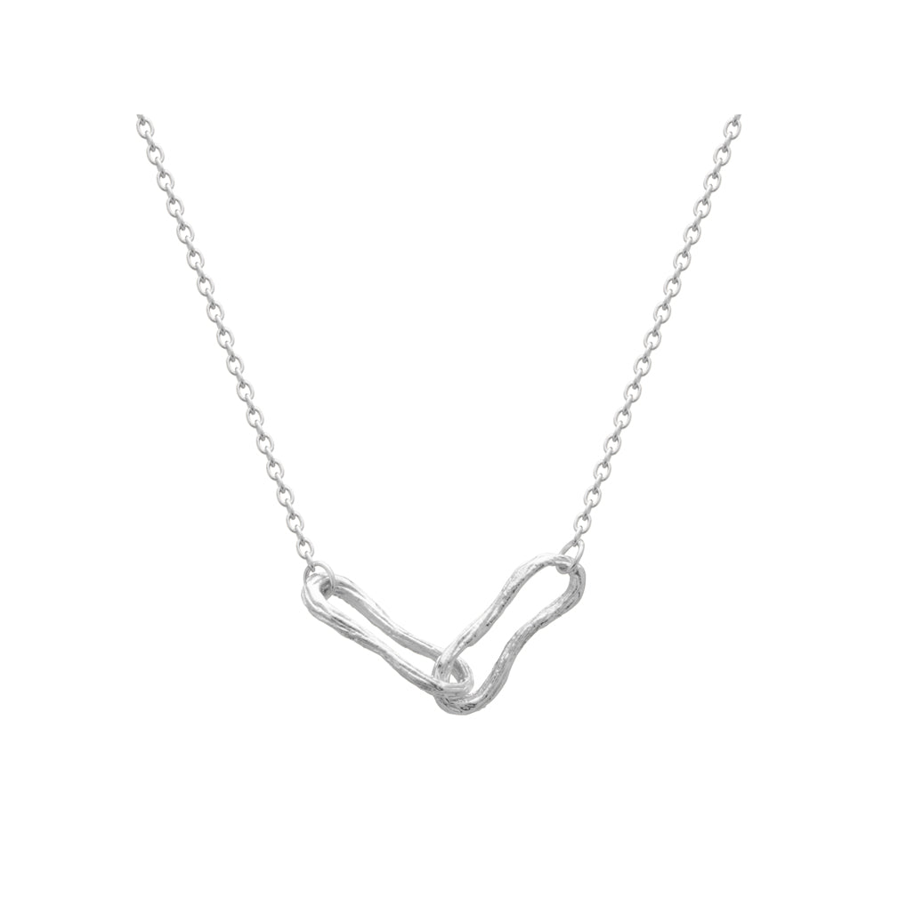 InterLink-Necklace-Silver