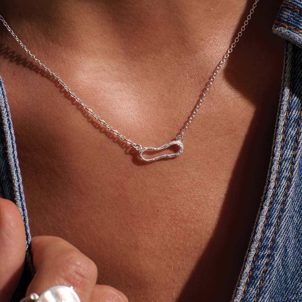 Single-Link-Necklace-silver