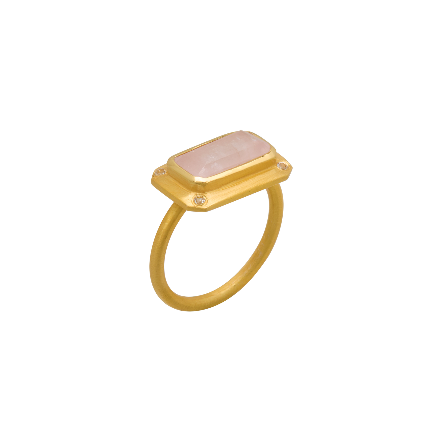 Rose Quartz Ring 9