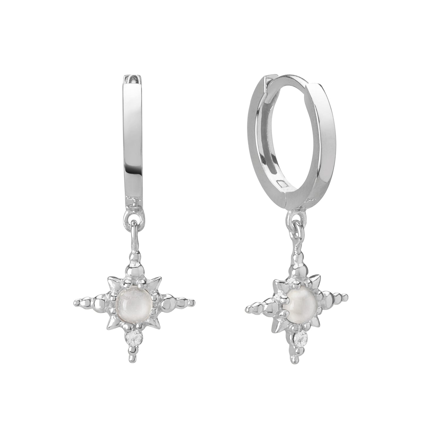 Huggies With Hanging Star