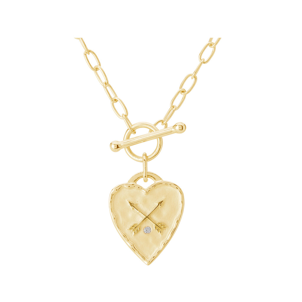Handcrafted heart fob necklace, crafted by skilled artisans. Embrace the heart pendant, imbued with ancient symbolism.