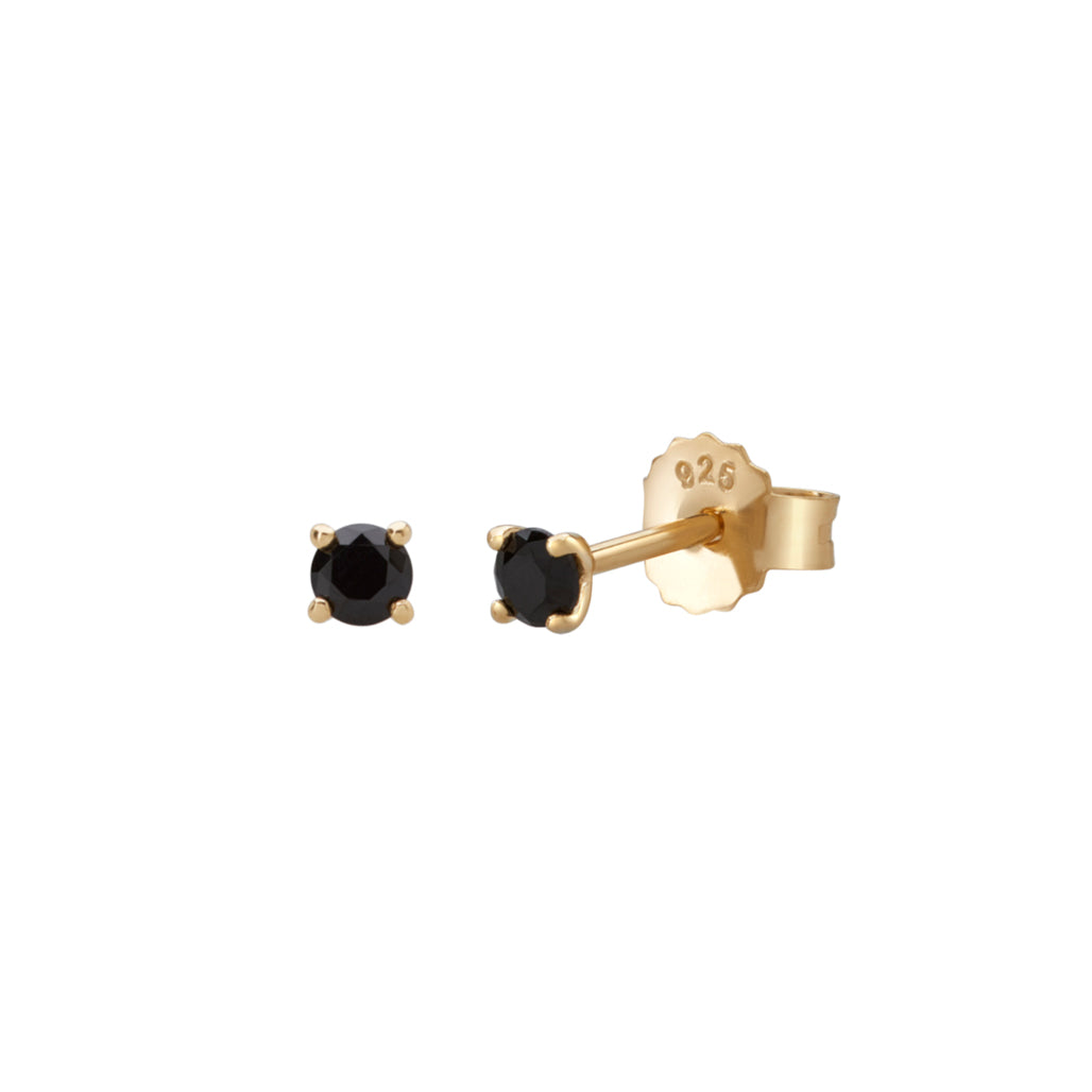 Black Spinel 3mm-studs