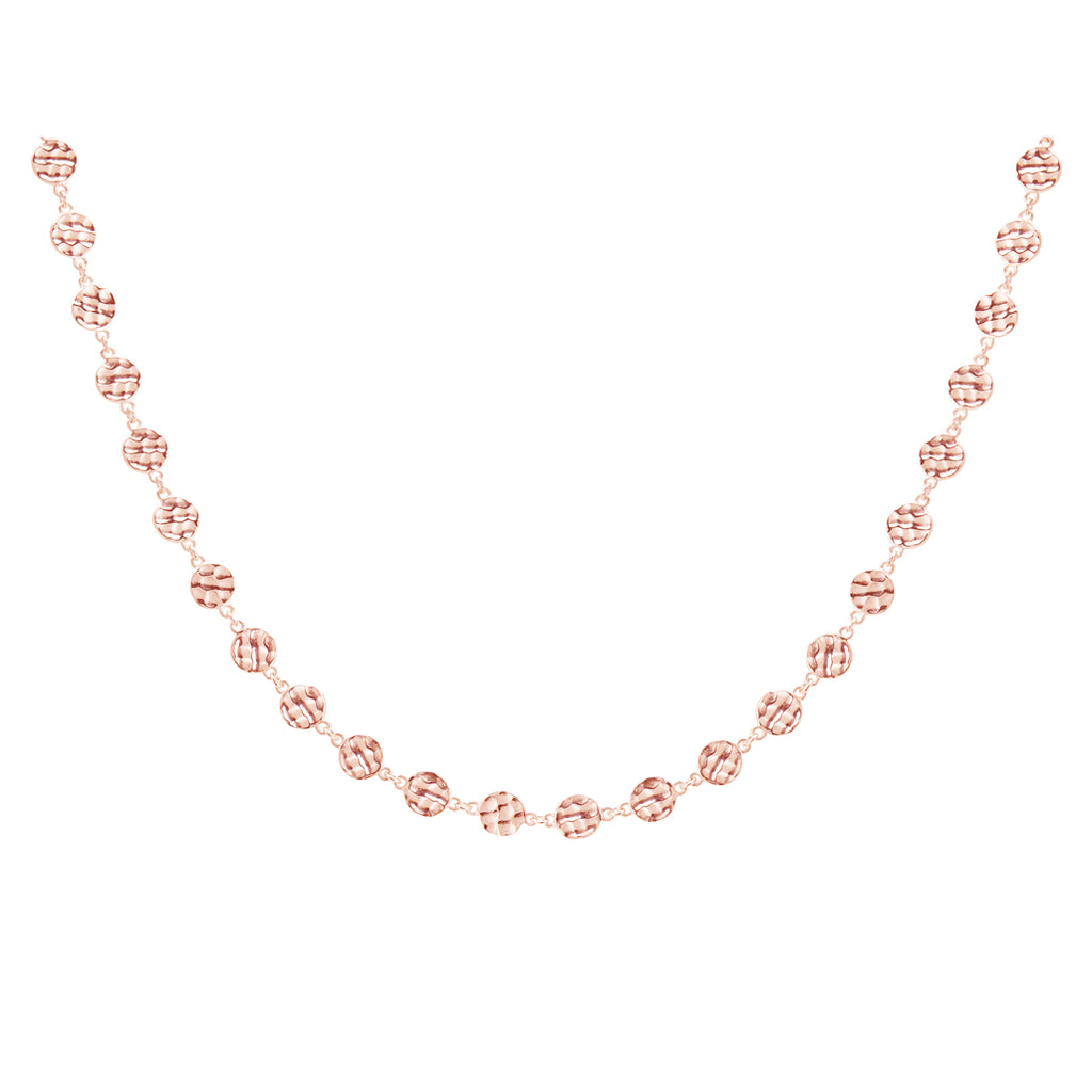 Add a touch of elegance to your outfit with our handcrafted rose gold necklace. Australian designed for exceptional style.