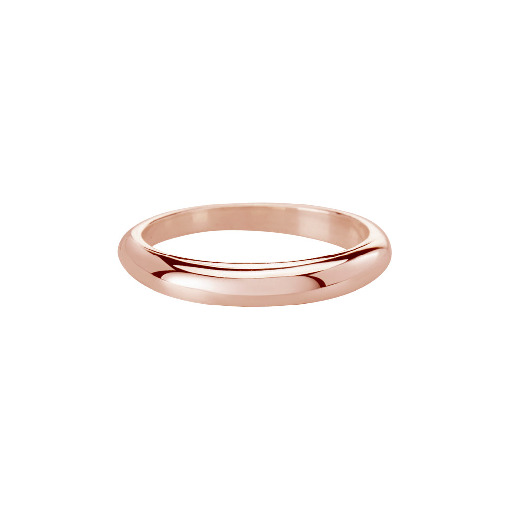 Express your love with a romantic and nostalgic ring band. Crafted with a full-shine metal finish.