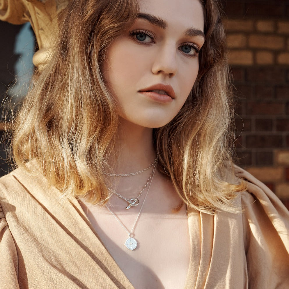 Contemporary designs inspired by love letters. Our modern jewellery collection blends textural elements romance.